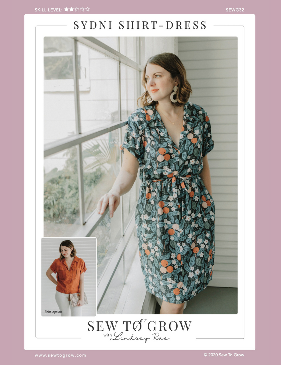 Sew To Grow - Sydni Shirtdress