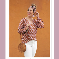 Sew To Grow - Seoul Blossom Blouse