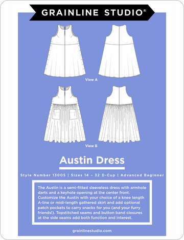 Grainline Studio - Austin Dress - 14-32