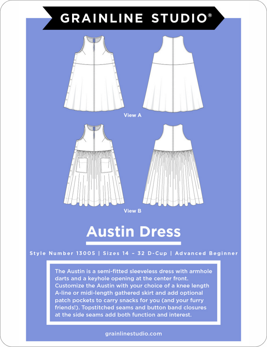 Grainline Studio - Austin Dress - 14-32