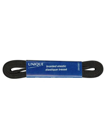 UNIQUE - Braided Elastic - 6mm - Black