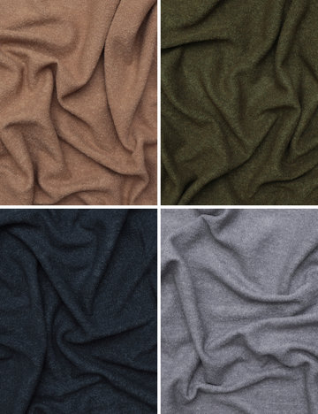Wool Blend - Boucle Coating - Assorted