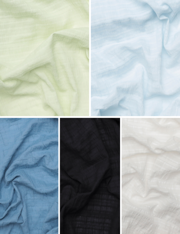 Cotton - Carefree Crinkle - Assorted