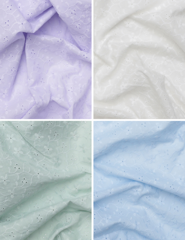 Cotton - Camille Eyelet - Assorted
