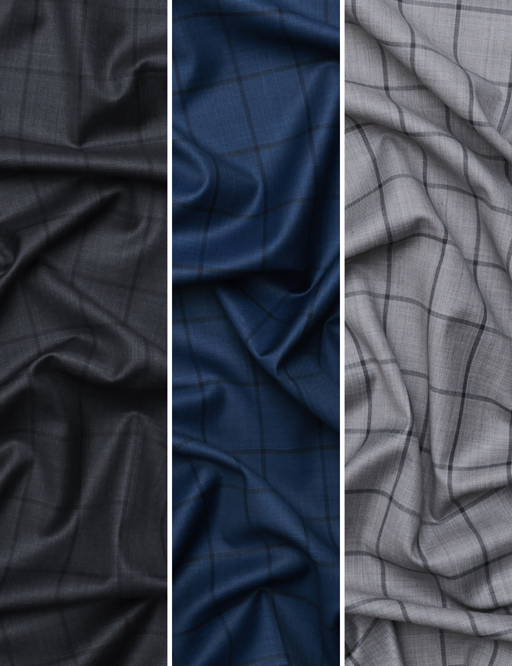 Wool Cashmere - Suiting - Plaid - Assorted
