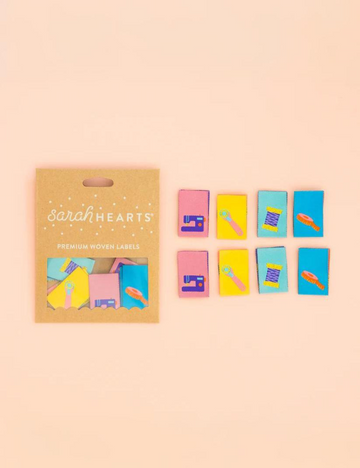 Sarah Hearts - Sewing Labels - Sewing Notions + Tools