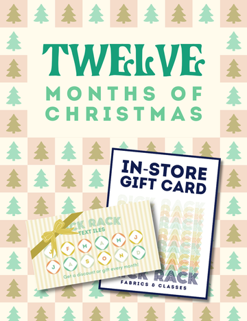 Twelve Months of Christmas - In-Store Gift Card & Rewards Card