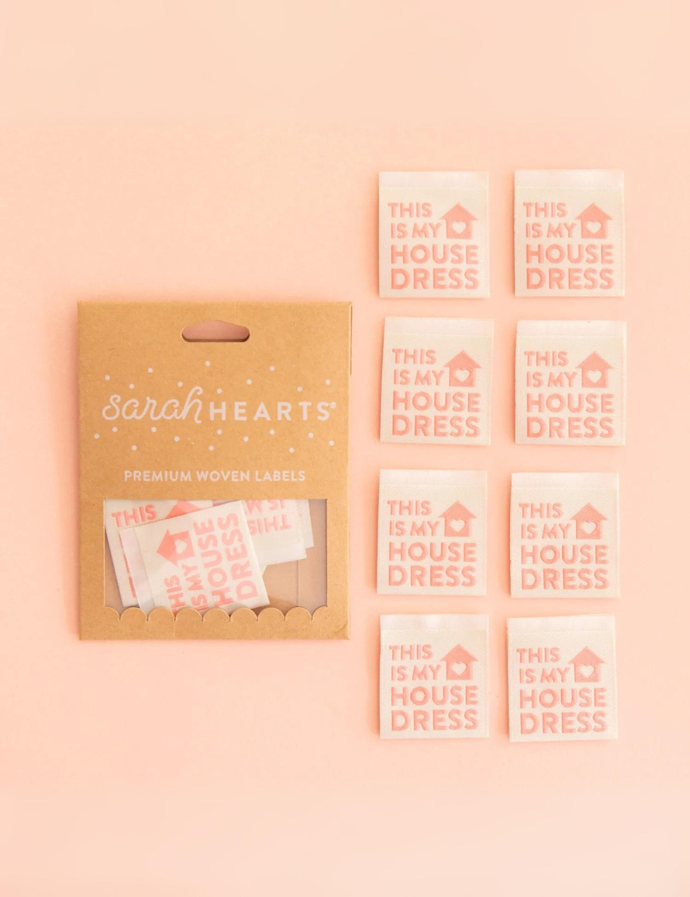 Sarah Hearts - Sewing Labels - This Is My House Dress