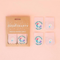 Sarah Hearts - Sewing Labels - Good Things Take Time