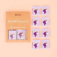 Sarah Hearts - Sewing Labels - Unicorn