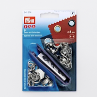 Prym- Eyelets w/ tool - 8mm - Assorted