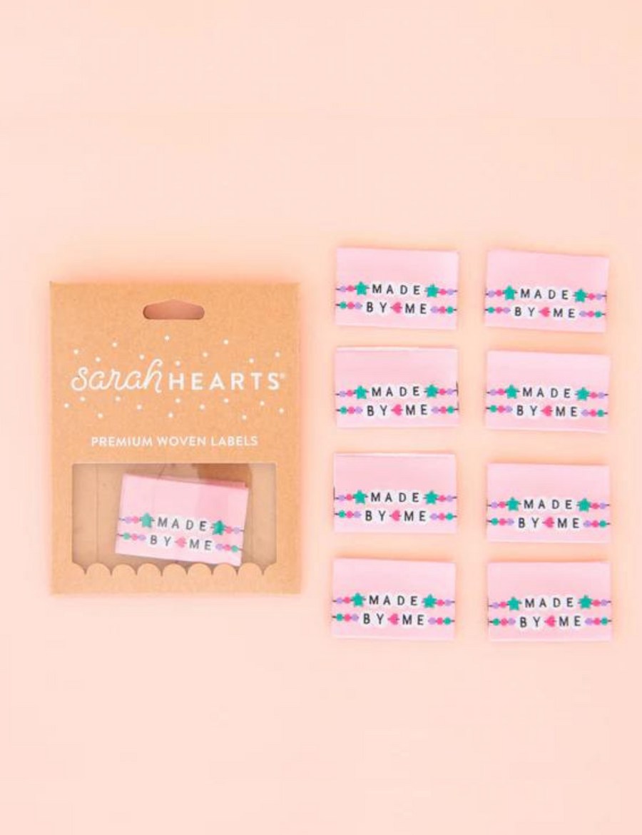 Sarah Hearts - Sewing Labels - Made By Me Friendship Bracelet
