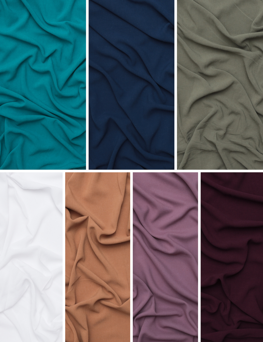 Viscose Linen - Solids - Assorted