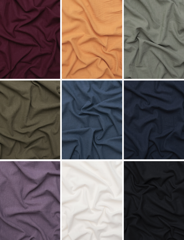 Ramie - Stonewashed Woven - Assorted