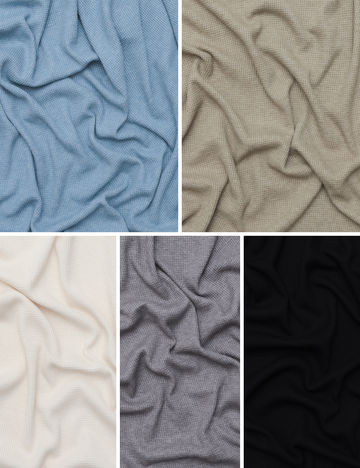Rayon Blend - Waffle Knit - Assorted
