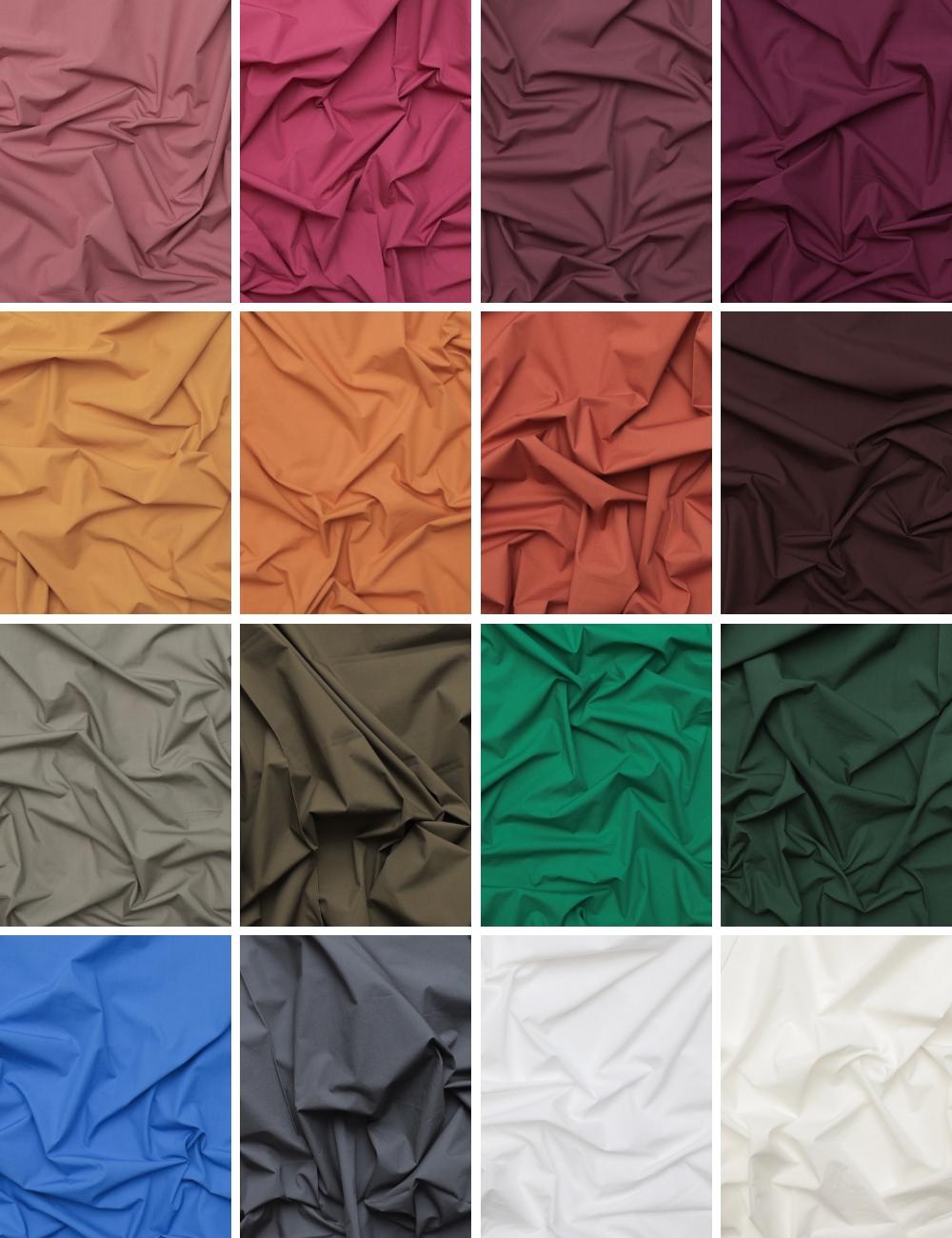 Cotton - Nova - Poplin - Washed Finish - Assorted