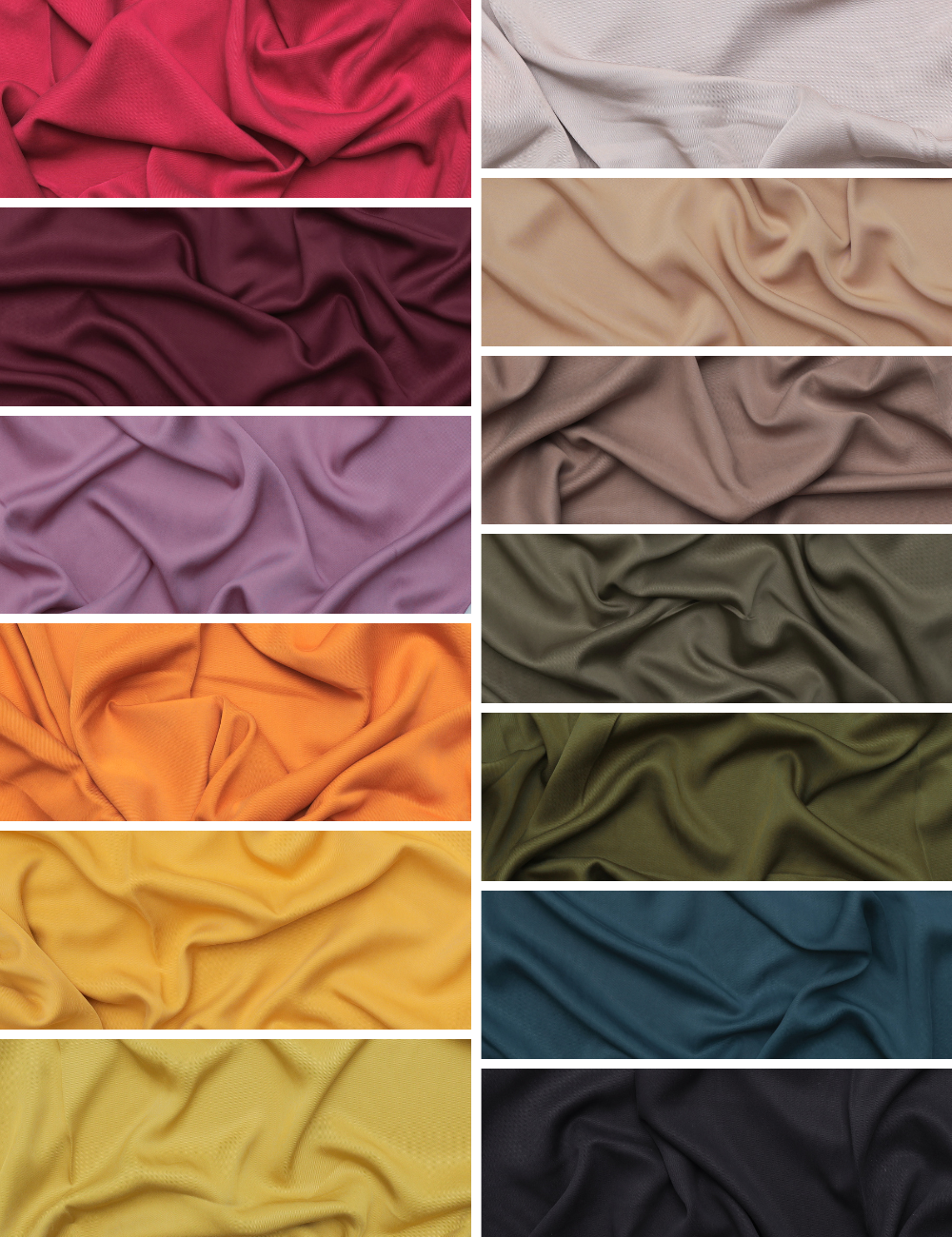 Lyocell - Twill - 6oz - Assorted