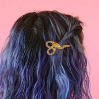 Sarah Hearts - Hair Clip - Stork Scissors