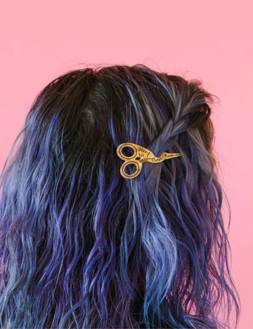 Sarah Hearts - Hair Clip - Stork Scissors