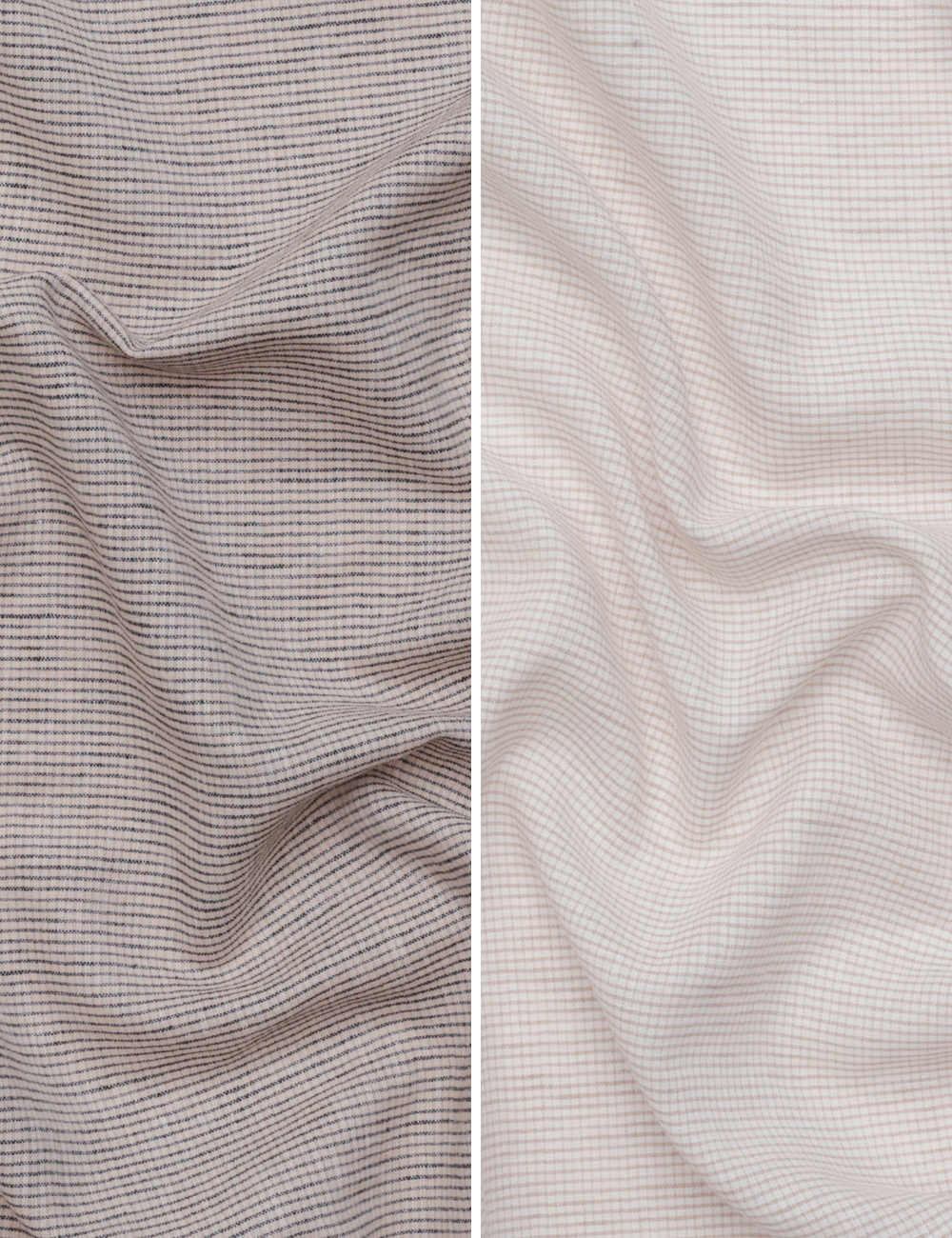 Cotton Blend - Evie - Check - Assorted