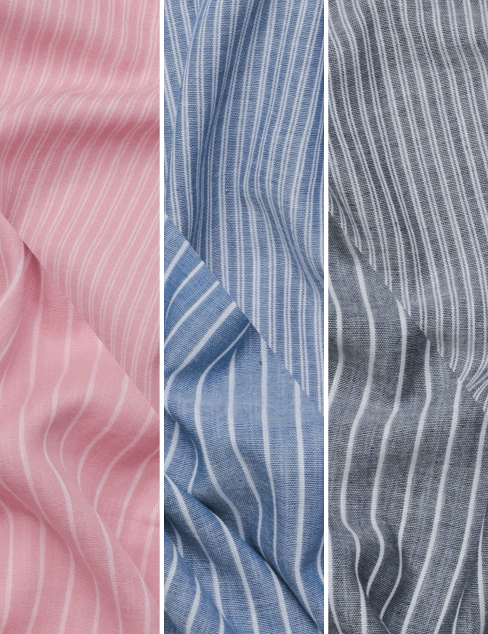 Cotton - Double Face Gauze - Irregular Stripe - Assorted