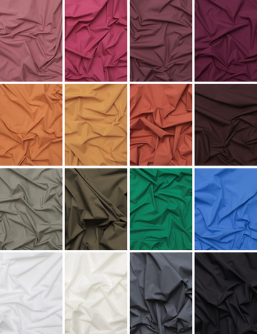 Cotton - Nova - Poplin - Washed Finish - Assorted