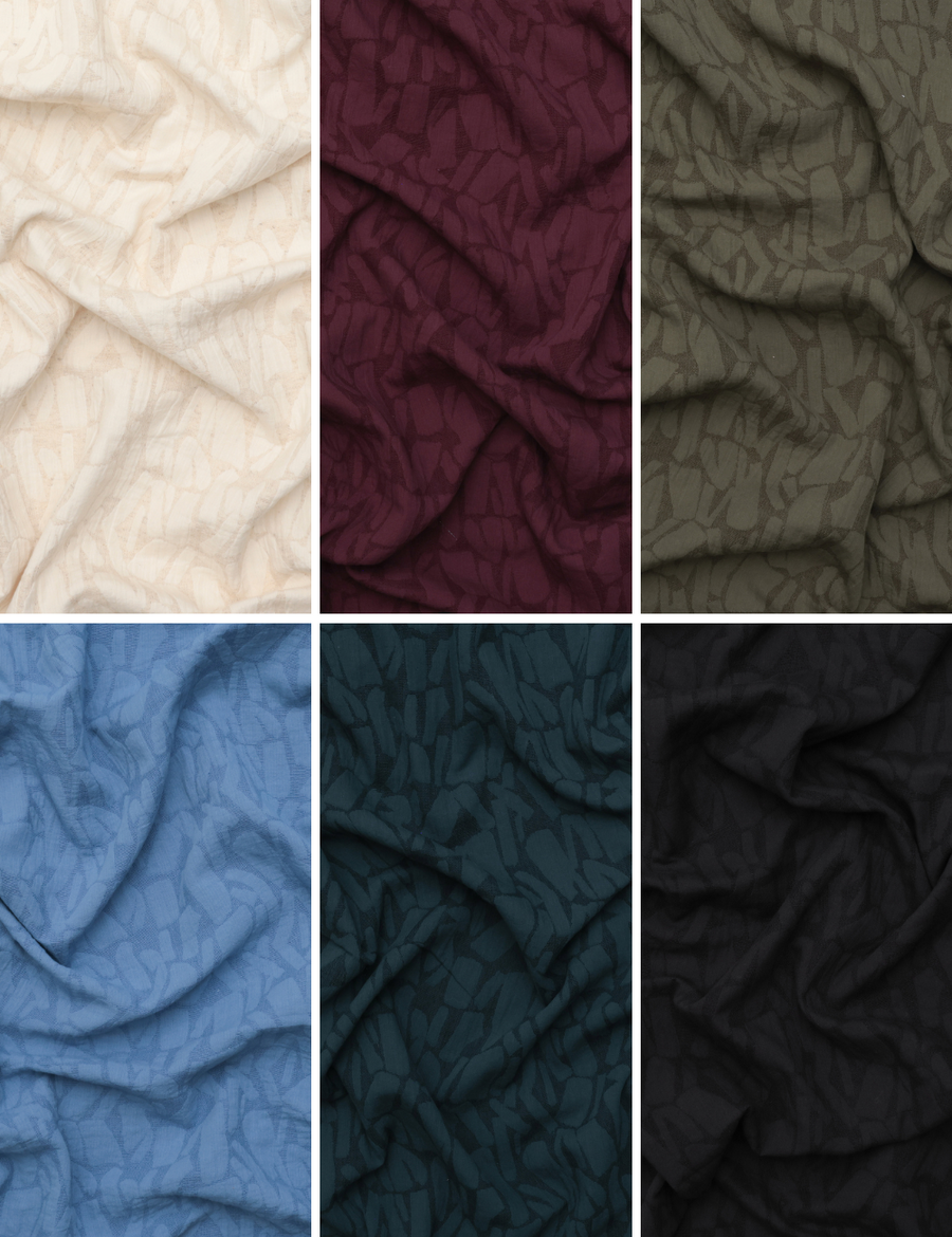 Cotton Linen - Weston Jacquard - Assorted