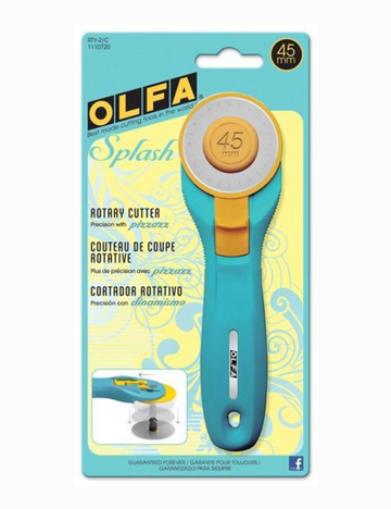 Olfa - Straight Handle Rotary Cutter - 45mm - Aqua