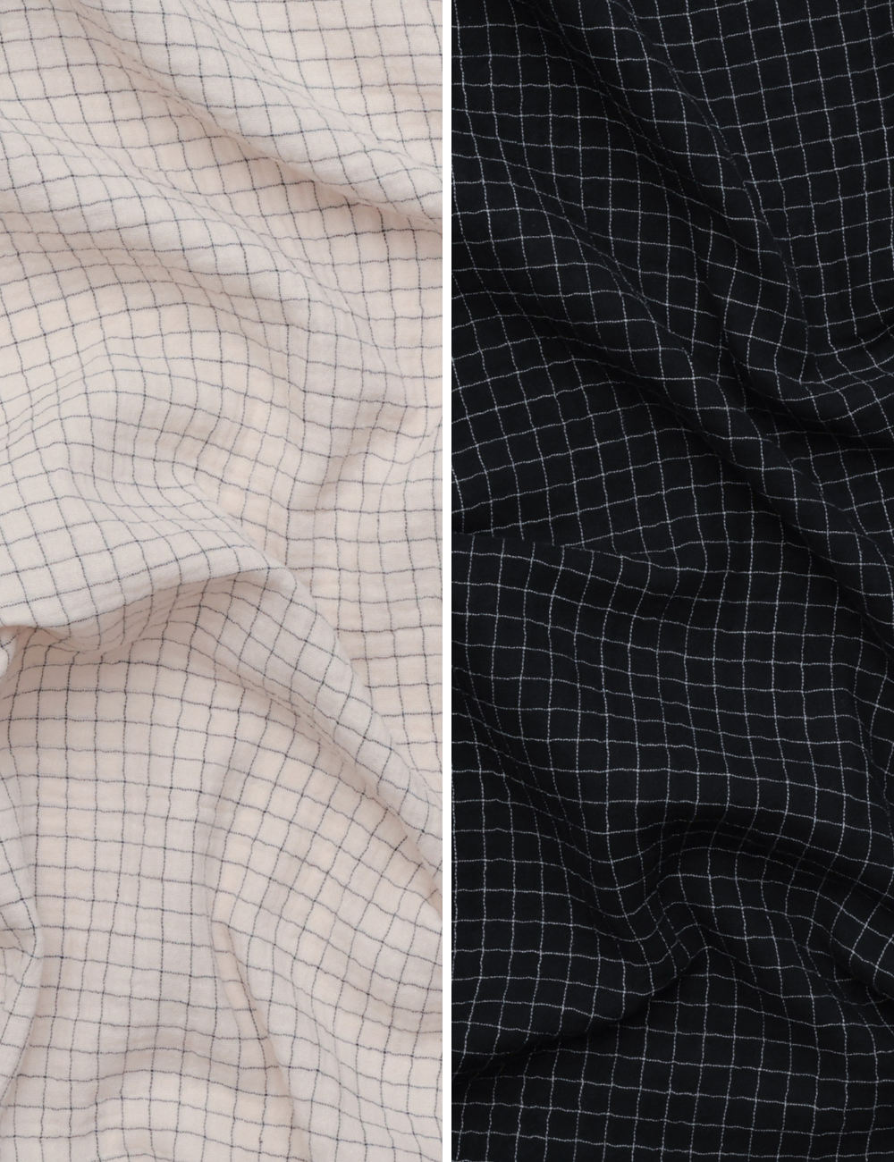 Organic Cotton - Lennon - Double Gauze Check - Assorted