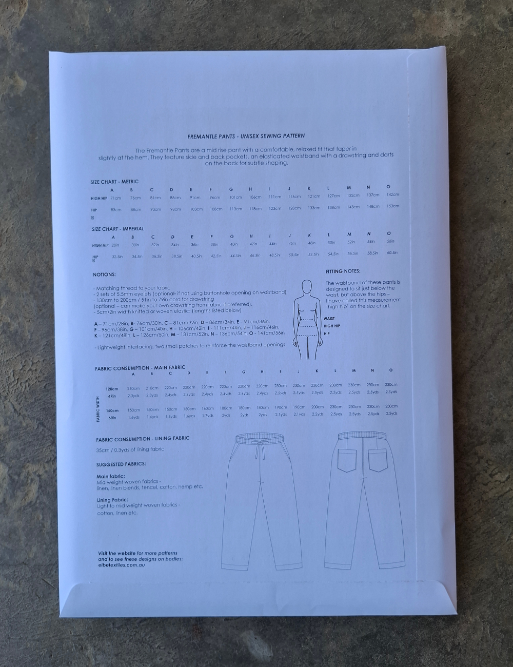 Elbe Textiles - Fremantle Pants