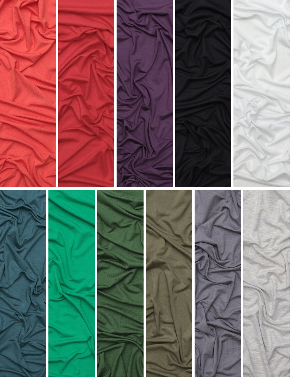 Bamboo - Knit - Solids - Assorted