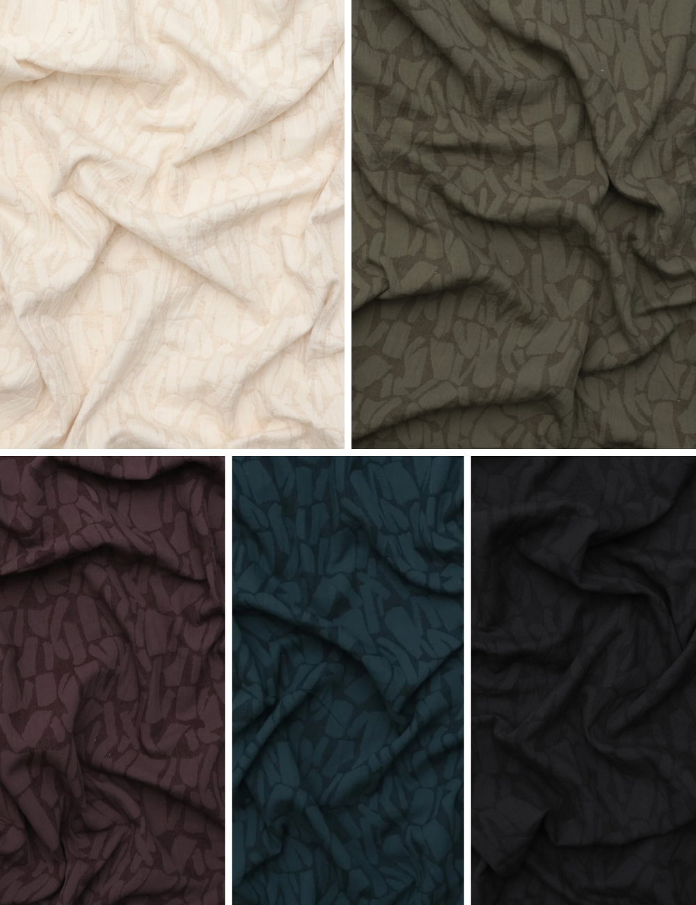 Cotton Linen - Weston Jacquard - Assorted
