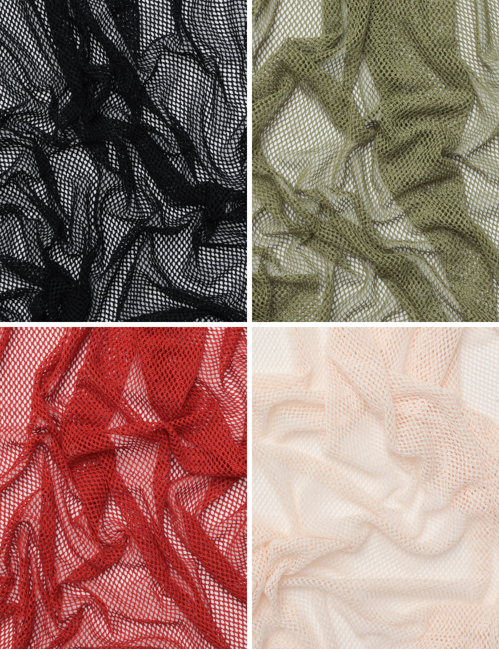 Poly Blend - Fish Net Mesh - Assorted