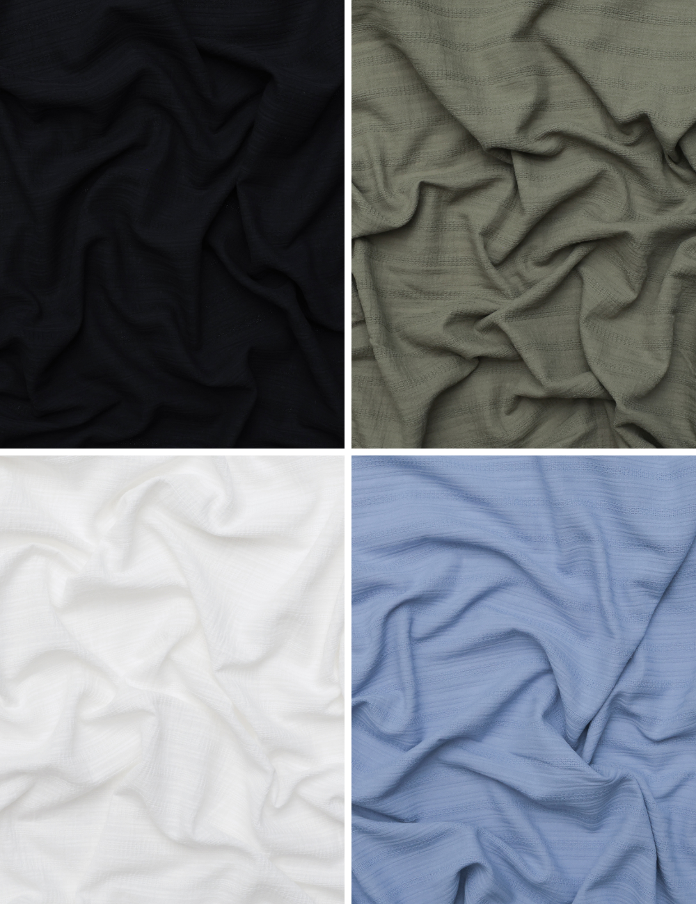 Cotton - Textured Stripe - Assorted
