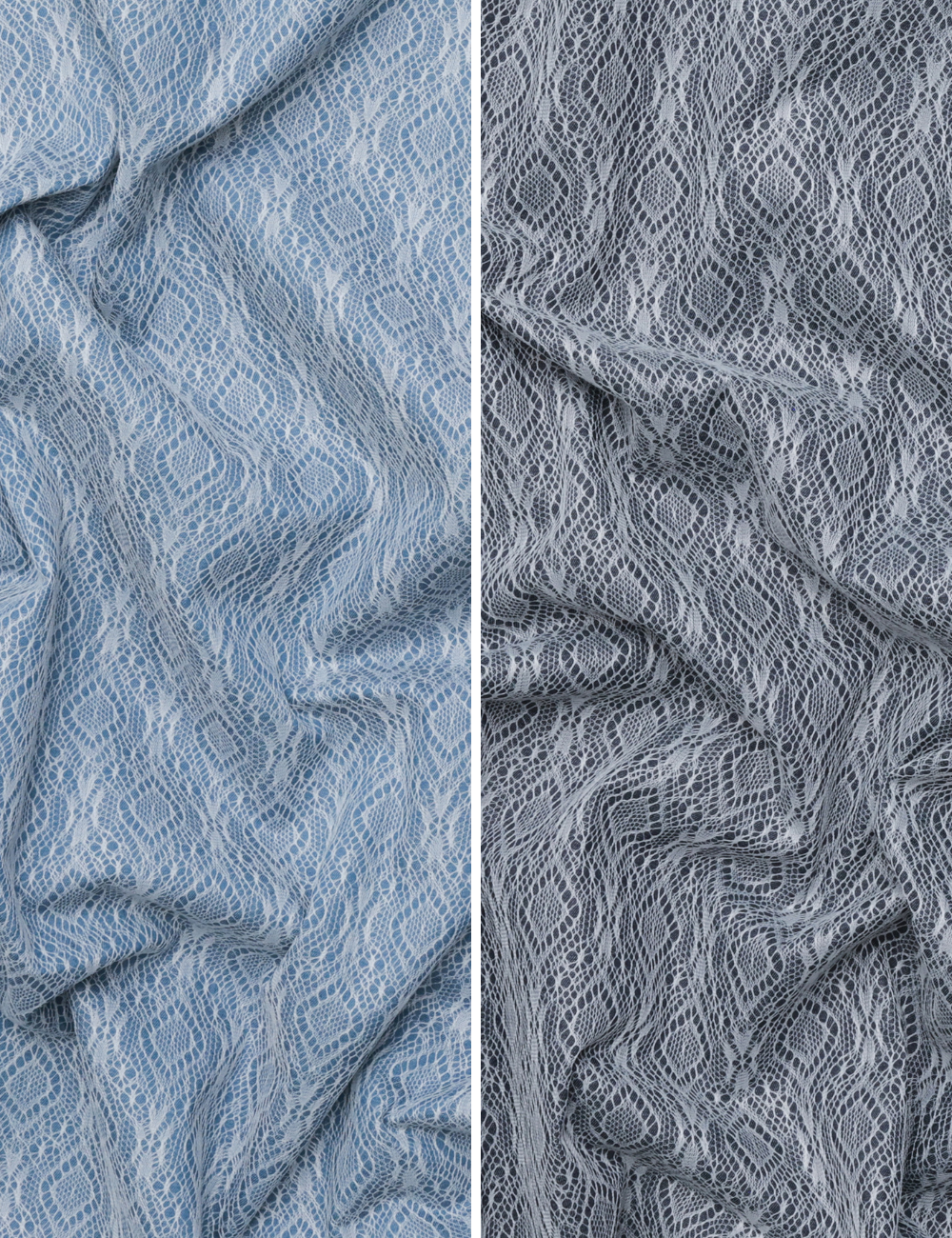 Cotton Blend - Denim Lace - Assorted