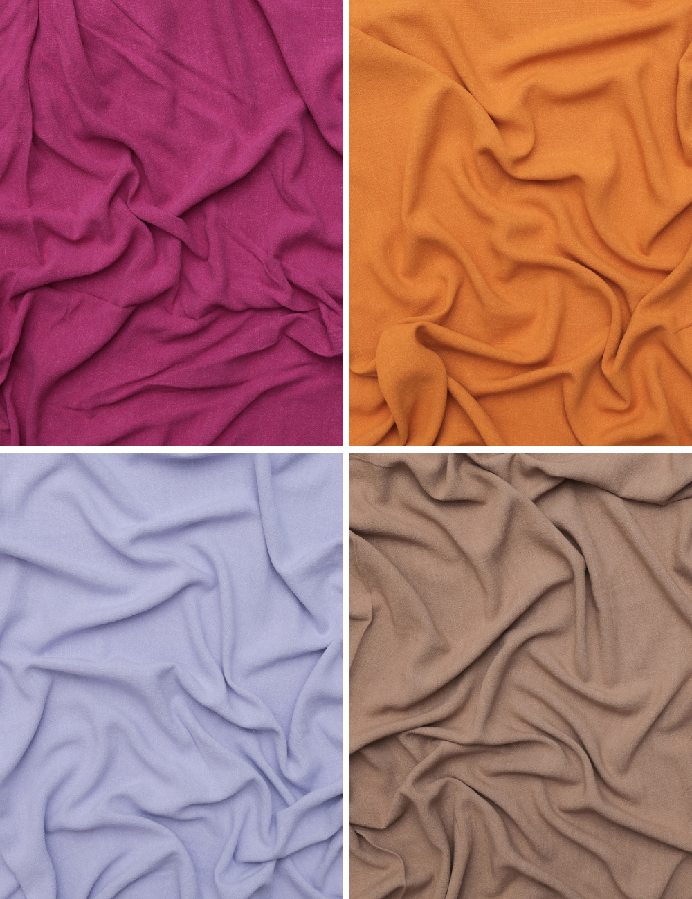 Viscose Blend - Silky Noil - Assorted