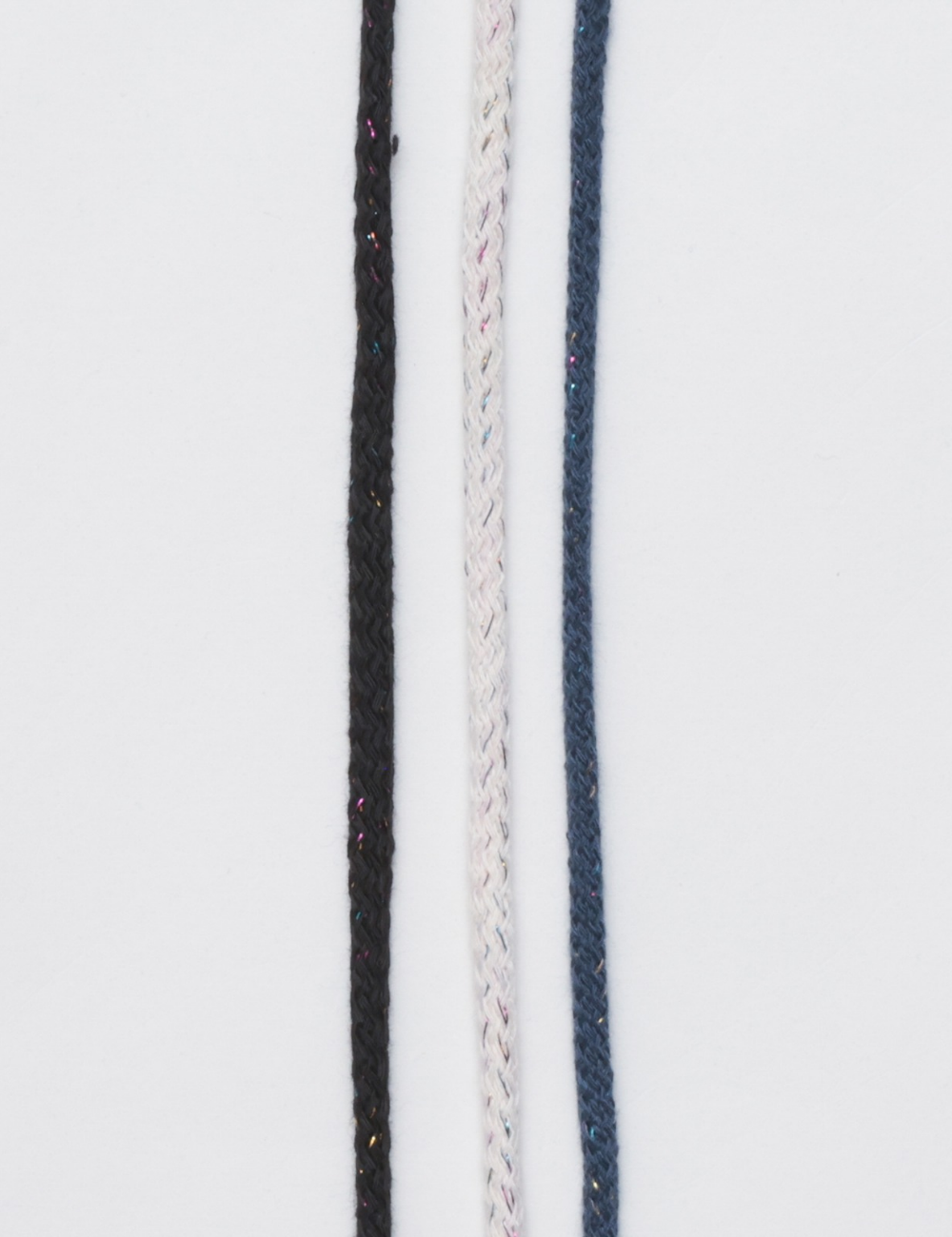 Cotton Blend - Glitter Cord - 5mm - Assorted