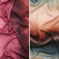 Viscose - Crepe - Digital Print - Variegated - Assorted