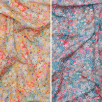 Cotton - Eyelet - Digital Print - Assorted