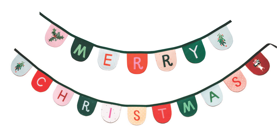 Moda - Cotton - Tiny Christmas - Garland Panel