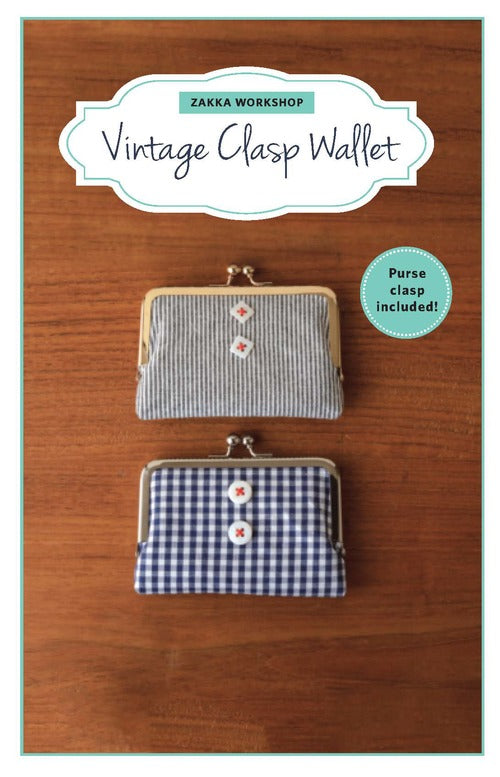 Zakka Workshop - Vintage Clasp Wallet Kit