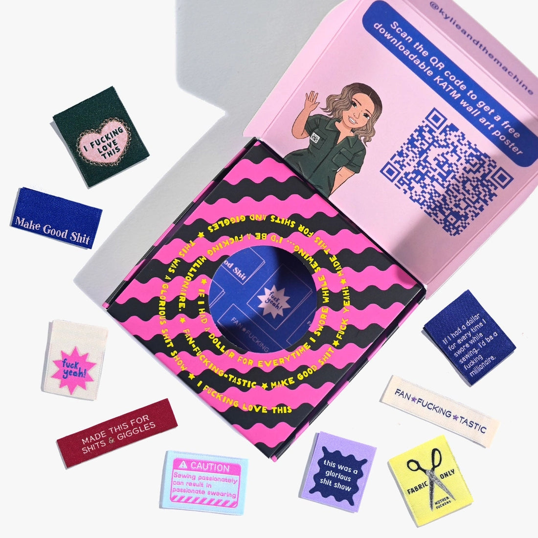 Kylie and the Machine - Sewing Label Box - The Sweary Sewist 