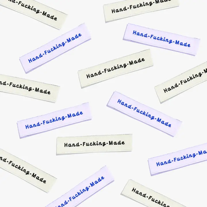 Kylie and the Machine - Sewing Label - Hand F*ing Made
