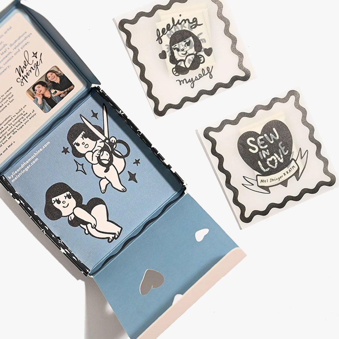 Kylie and the Machine x Mel Stringer - Sewing Label Box - Sew-In Love + Feeling Yourself