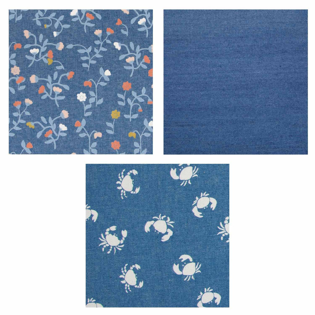 Katia - Thermoadhesive Fabric Pack - Denim