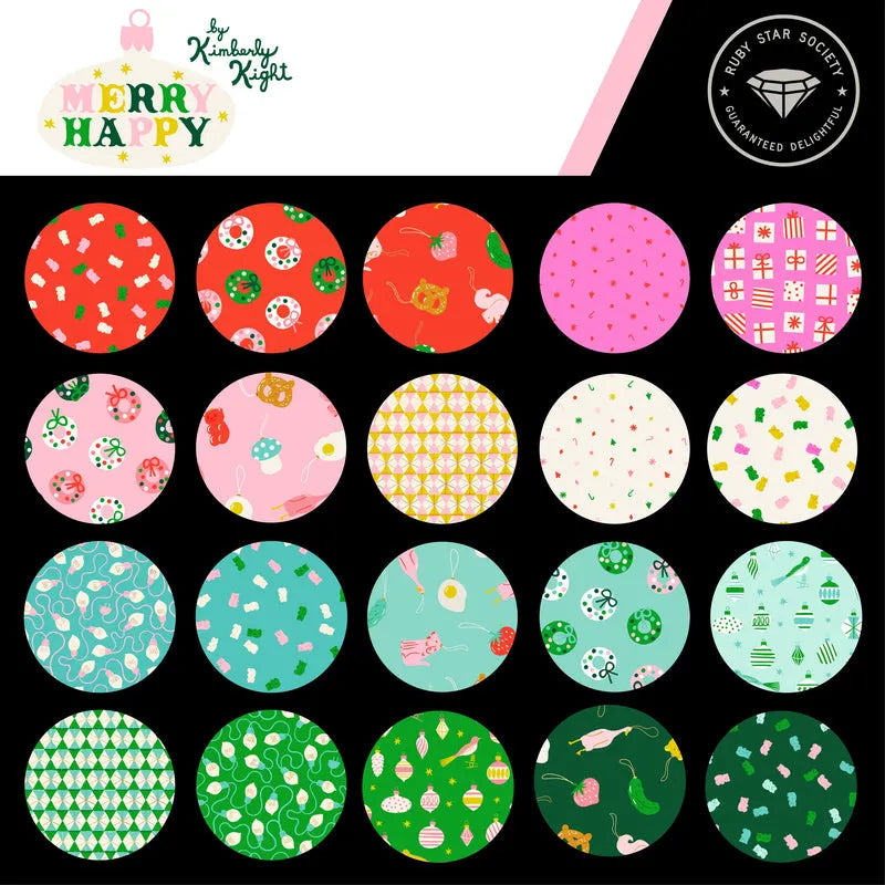 Ruby Star Society - Charm Pack - Merry Happy