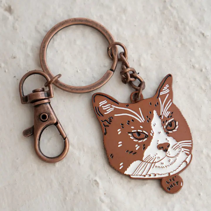 Stay Home Club - Enamel Keychain - Lil Shit