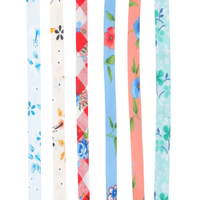 Poly Cotton Floral Bias - 13mm - Assorted
