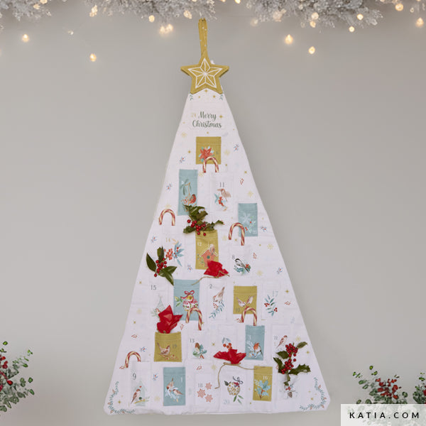 Katia - Cotton - Canvas - Advent Calendar - Birds