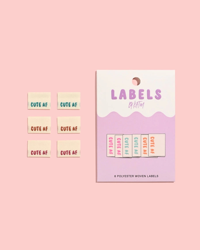 Kylie and the Machine - Sewing Label - Cute AF